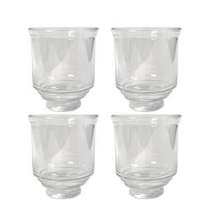 Set of 4 Glass Ceiling Lamp Replacement Shades